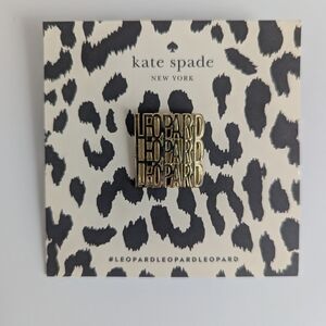 Kate Spade Leopard Brooch